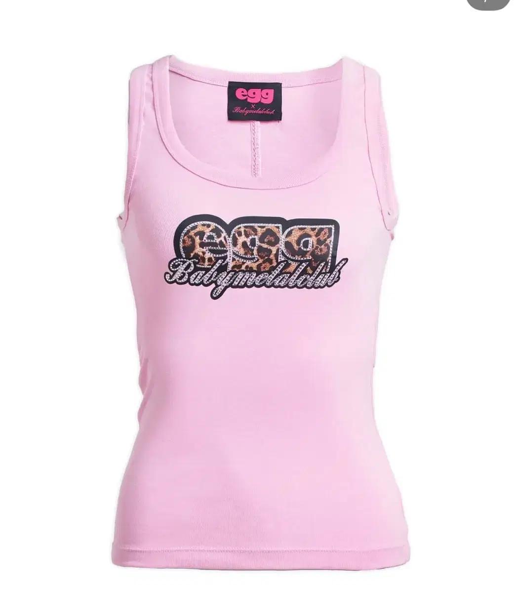 베이비메탈클럽 베메클 EGG 콜라보 슬리브리스 나시 핑크