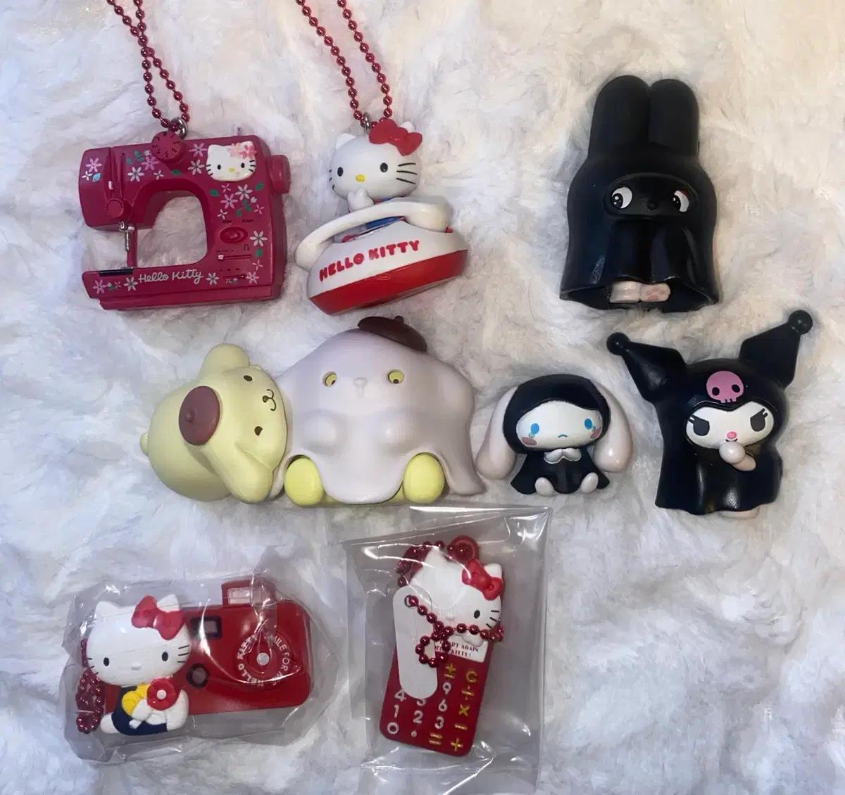 산리오 헬로키티 50주년 폼폼푸린 시나모롤 마이멜로디 쿠로미 가챠 일괄