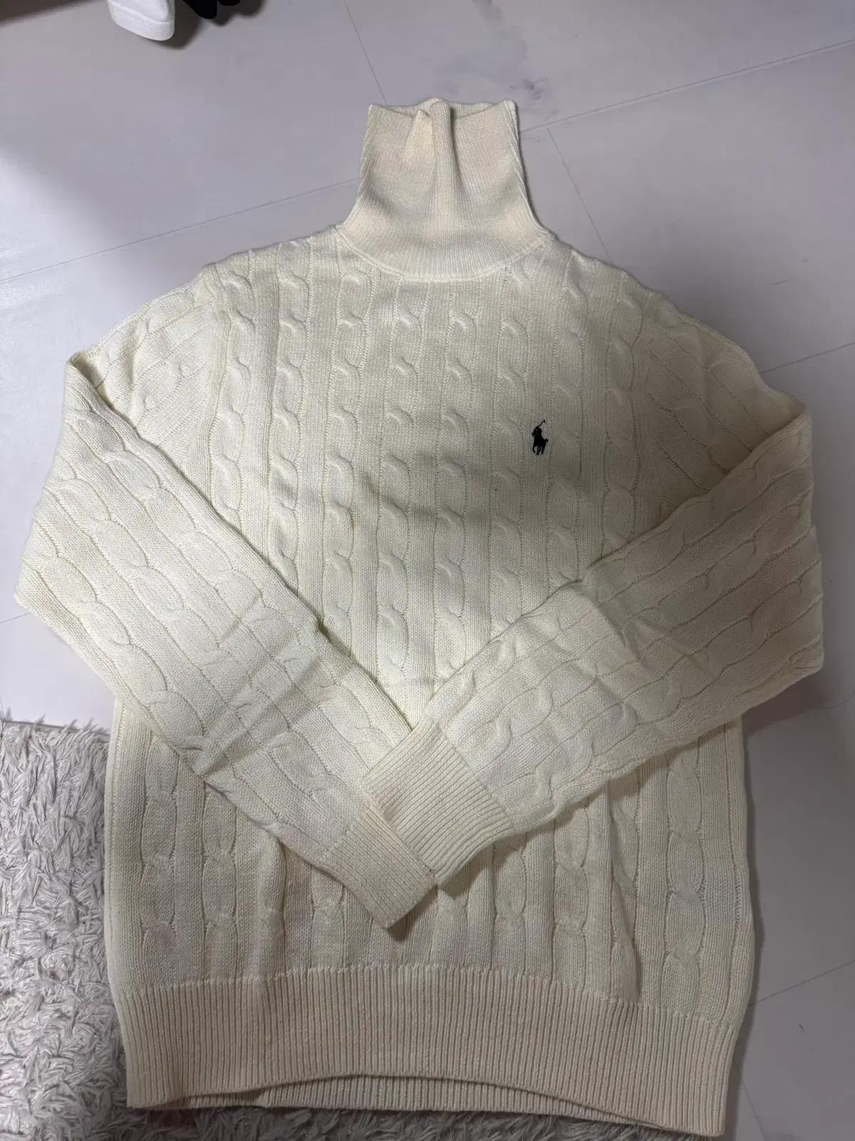 폴로 랄프로렌 목폴라티 꽈배기