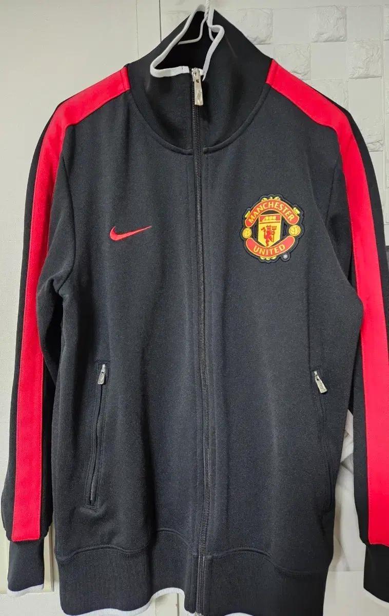 나이키 맨유 트랙탑 블랙/레드 12-13시즌 트레이닝 져지