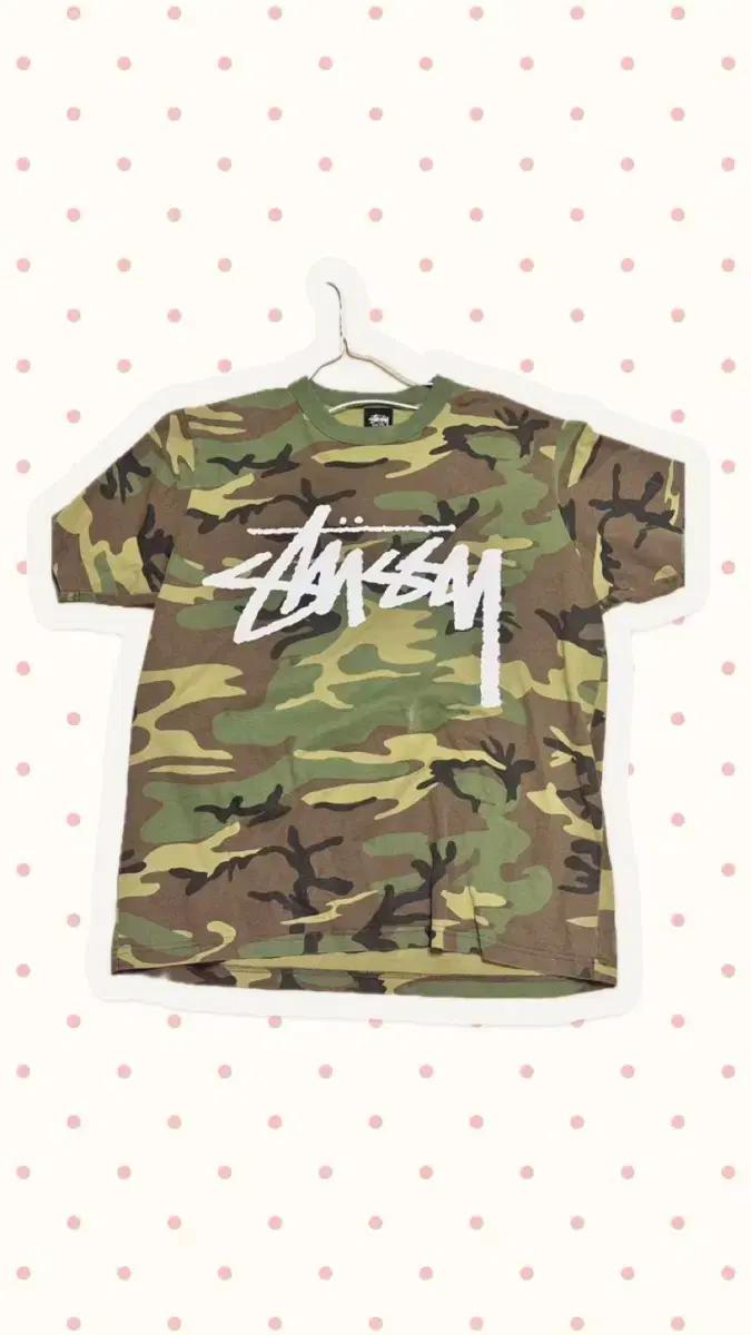 스투시 카모 반팔티