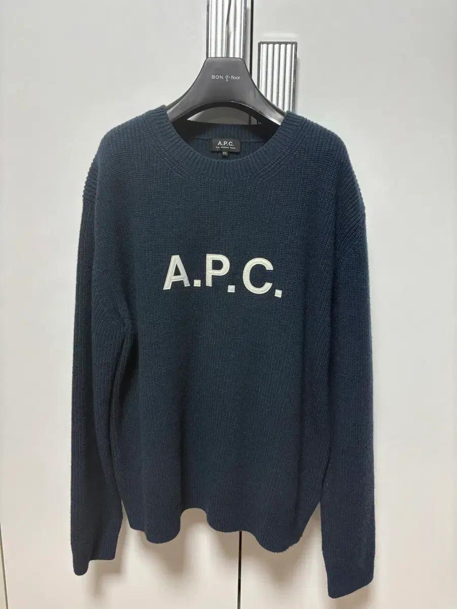 A.P.C. 로고 니트 XXL