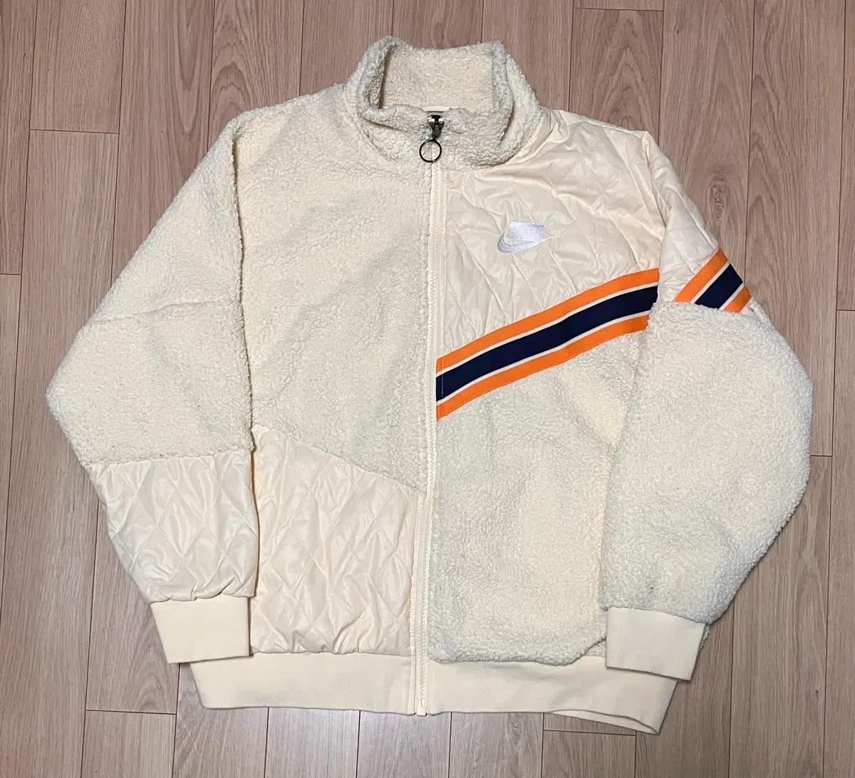 나이키 플리스 자켓 아이보리 L