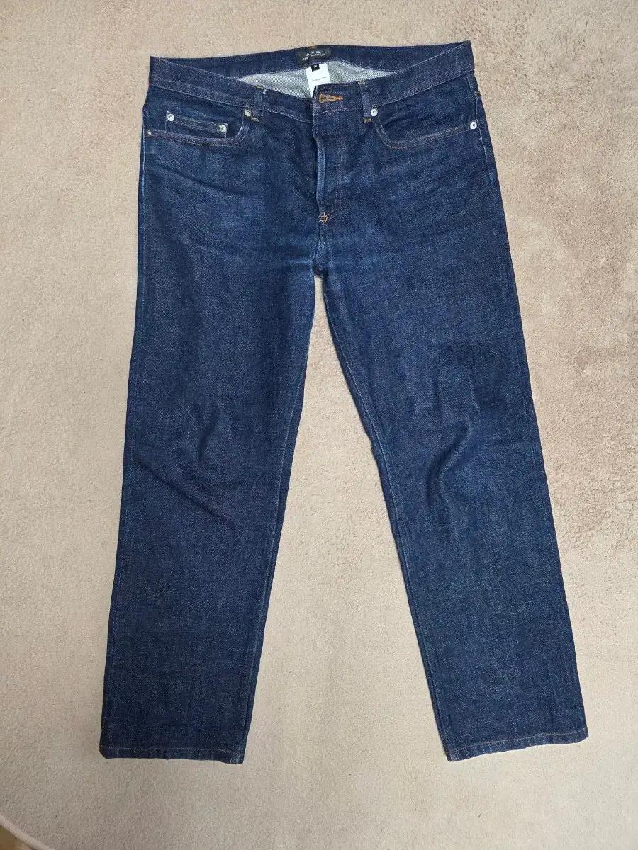 apc 생지 34 사이즈 청바지