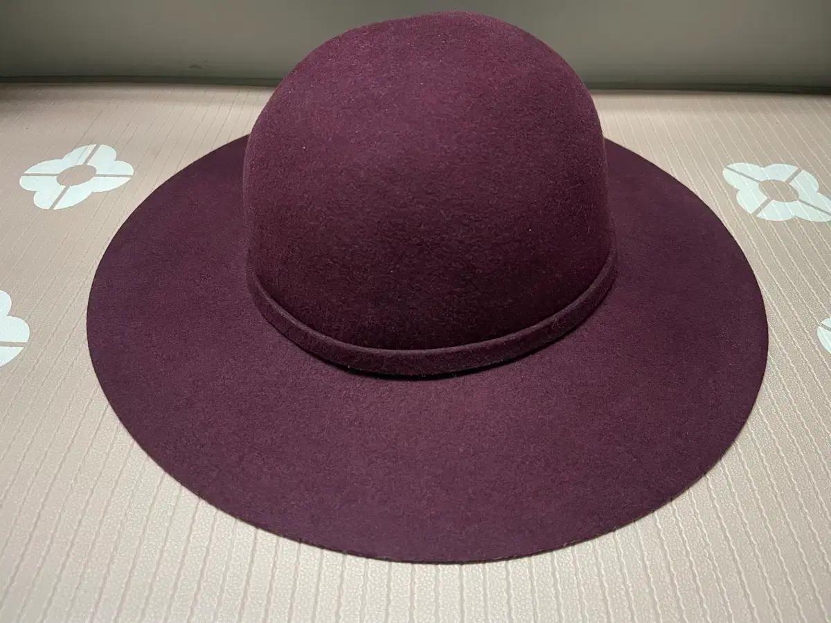 유니클로 울 페도라 와인