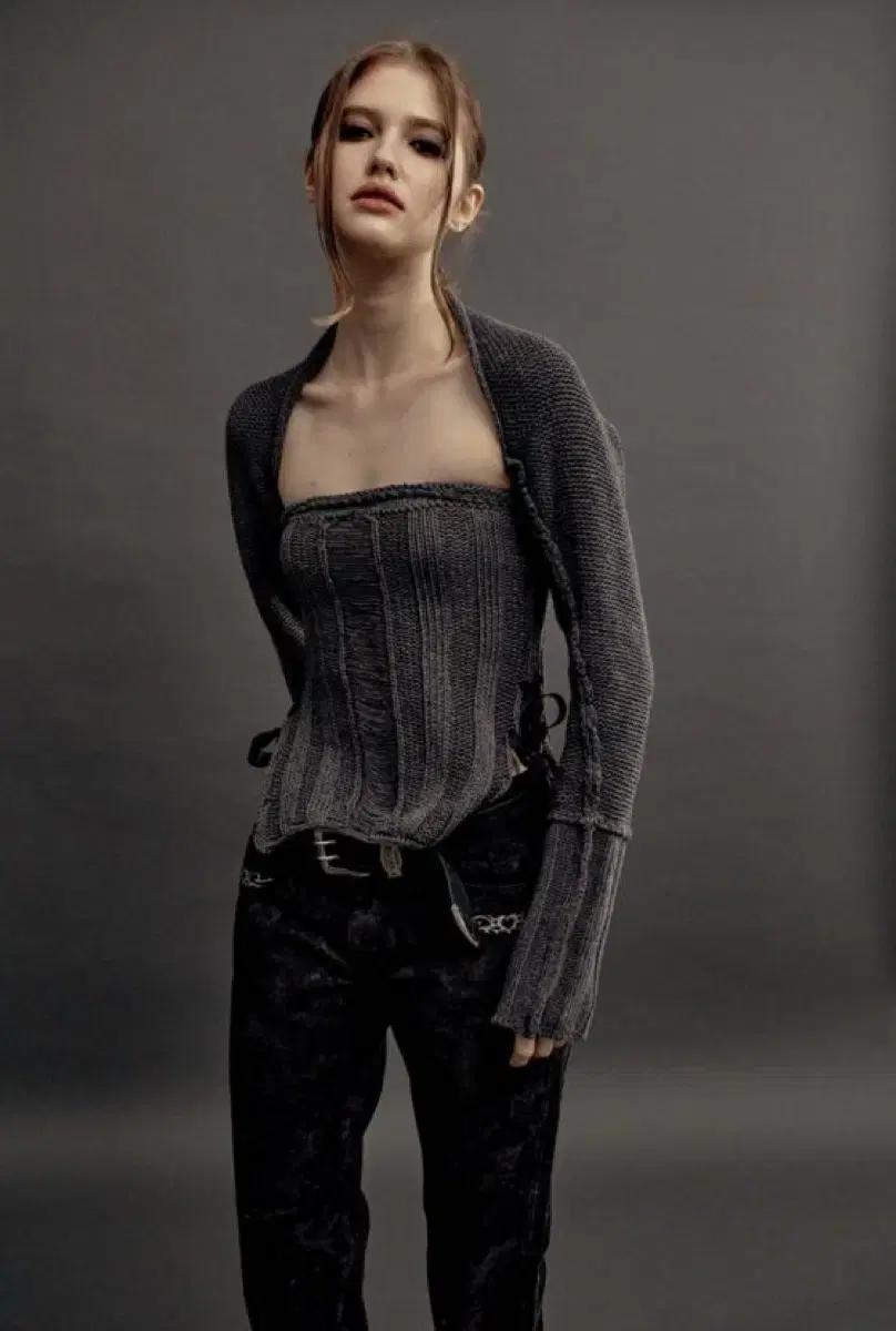 Threetimes 쓰리타임즈 코튼 볼레로 (SET)