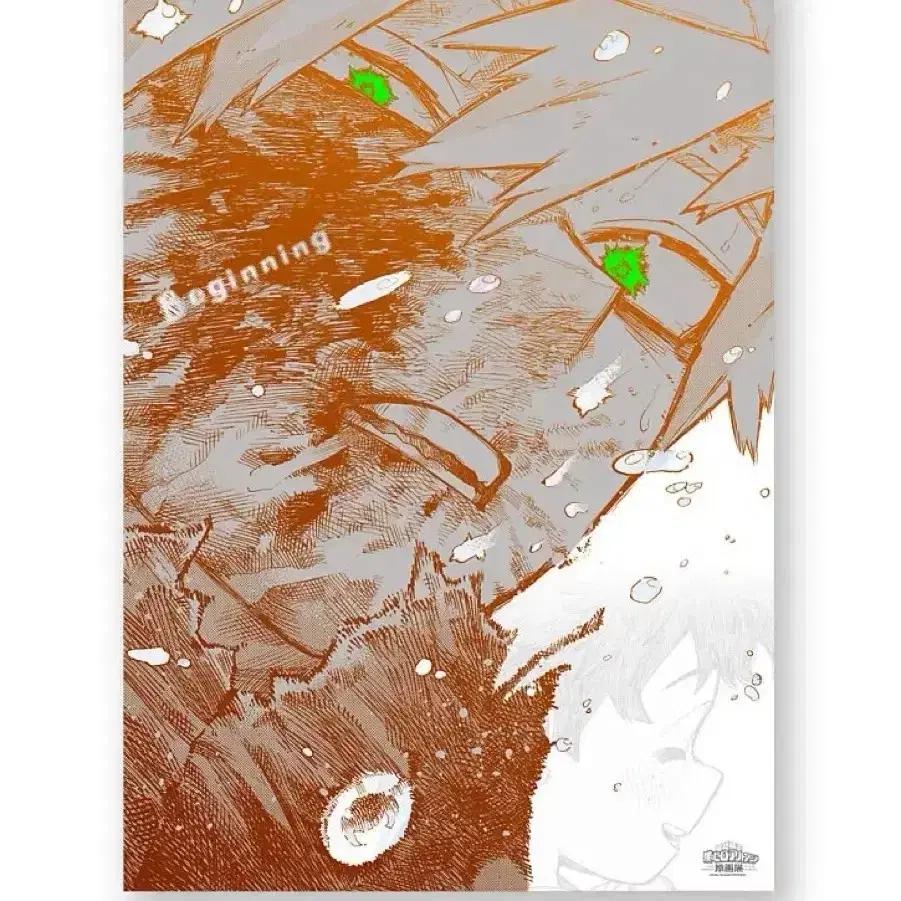 구매) 히로아카 나히아 나의히어로 아카데미아 원화전 더비기닝 포스터