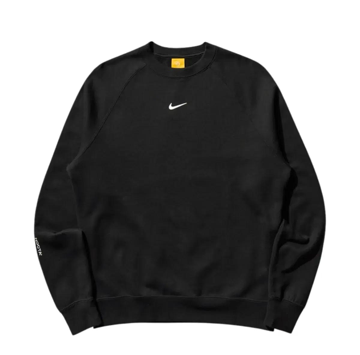 나이키 녹타 플리스 CS크루 스웨트셔츠 블랙 화이트 US/EU