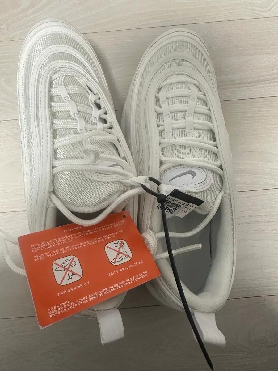 나이키 에어맥스 97 화이트 운동화(275)