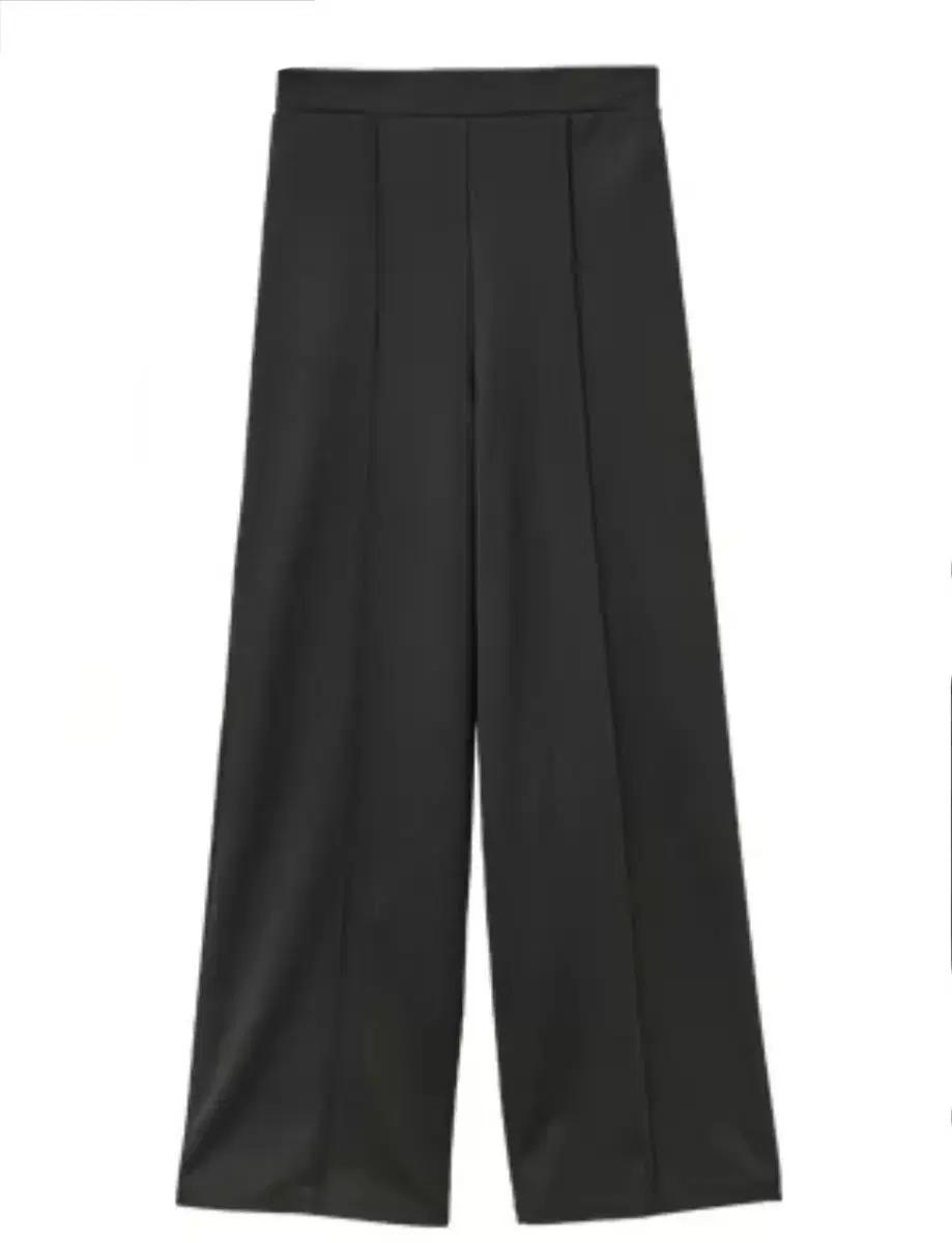 지유 GU 여성 밴딩 와이드팬츠 블랙 새상품