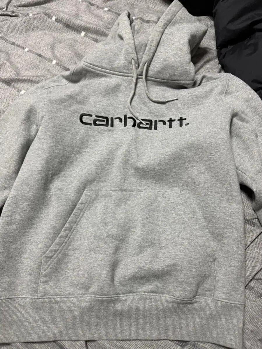 칼하트 wip 후드티 그레이