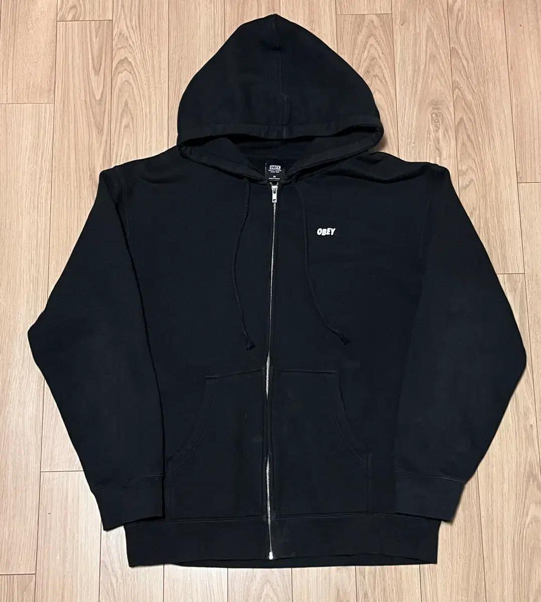 OBEY 후드집업 M 블랙