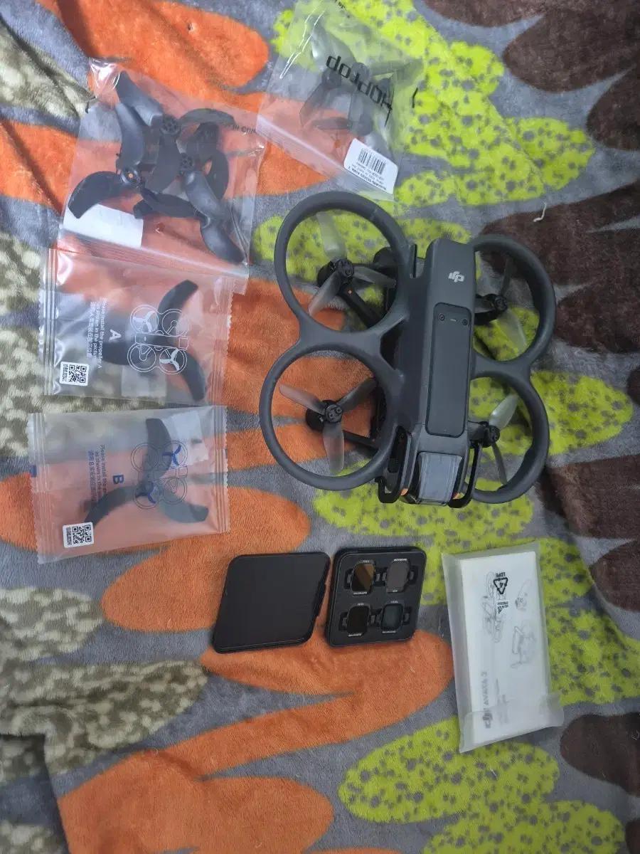 DJI 아바타2 기체, ND필터 및 악세사리