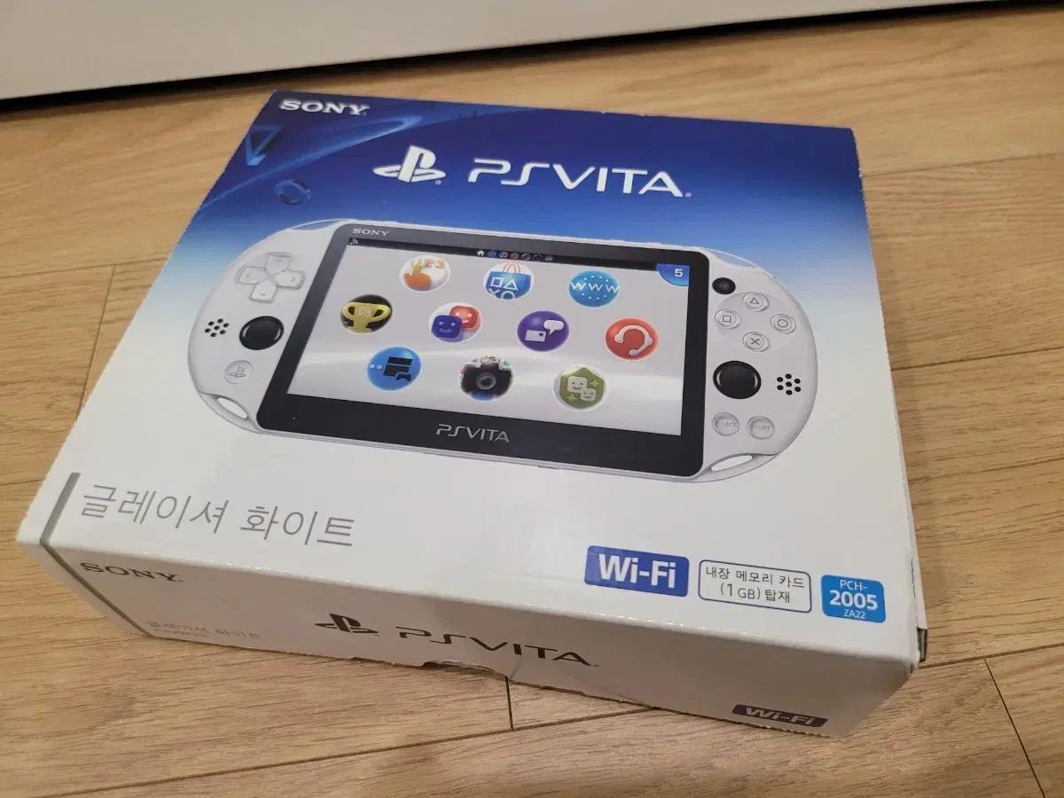 SONY PSVITA 2005 화이트 플스 비타 2세대 한글정발