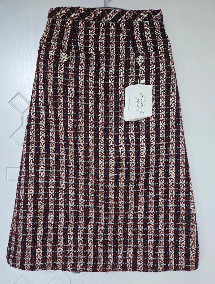 MANY MORE MONG 울혼방 고퀄 트위드 스커트 S(새상품)