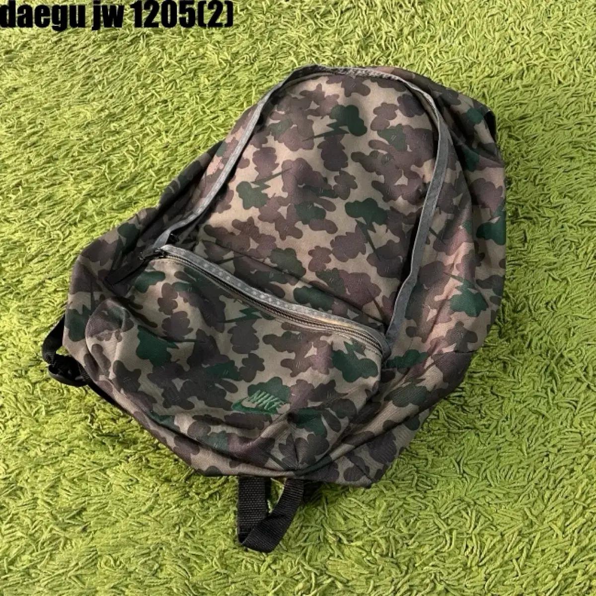 나이키 백팩 가방 카모 플라쥬 밀리터리