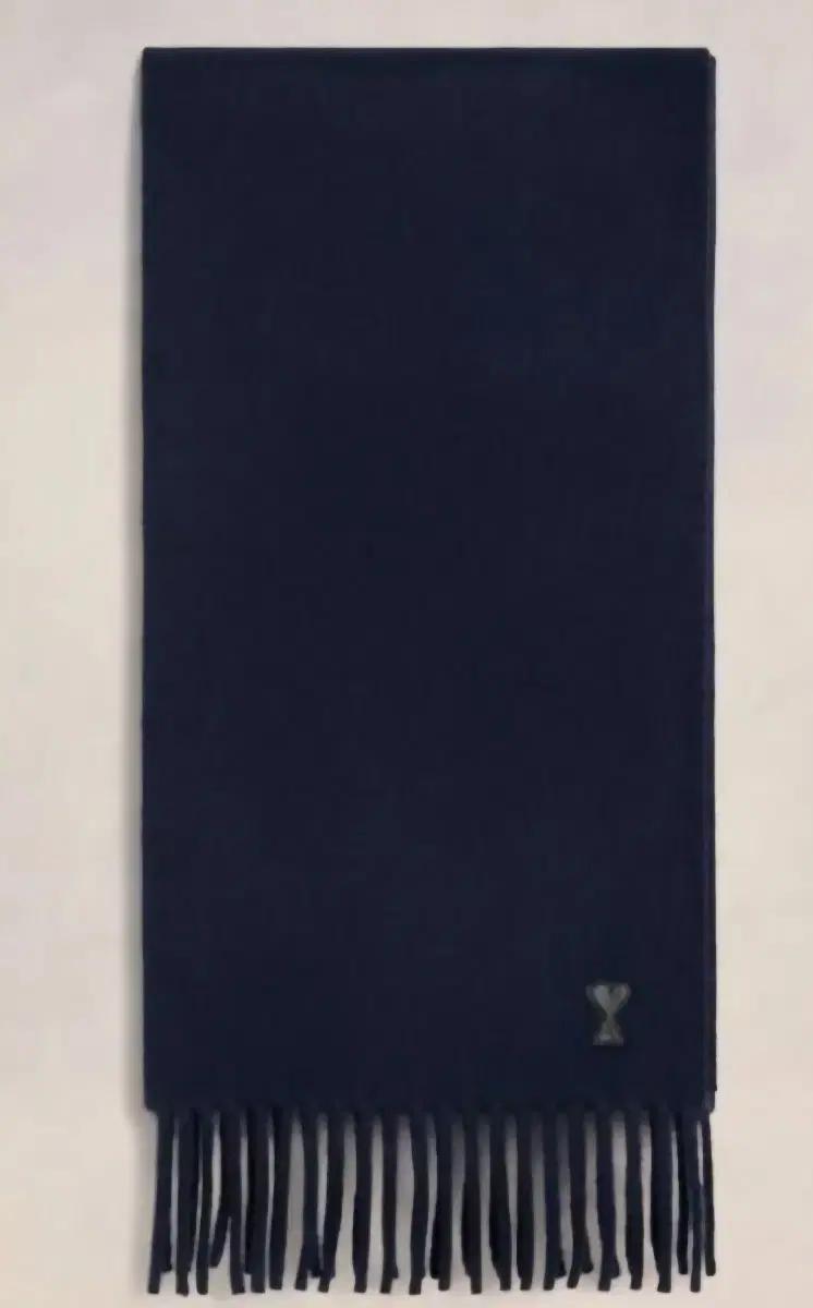 아미 울 100% darknavy 목도리