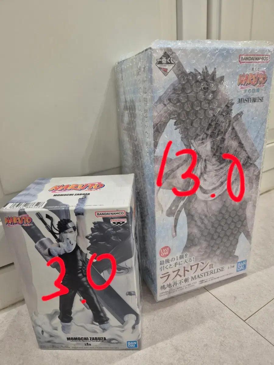 나루토 모모치 자부자 피규어 파도나라 쿠지 라스트원상 반프레스토 미개봉