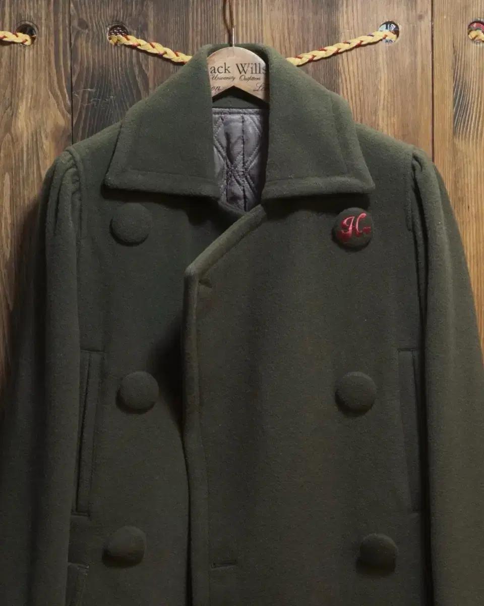 히스테릭글래머 더블 브레스트 울 코트