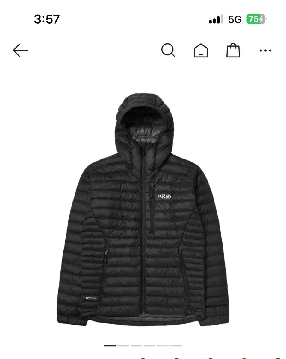 Rab 마이크로라이트 알파인 자켓 블랙XL