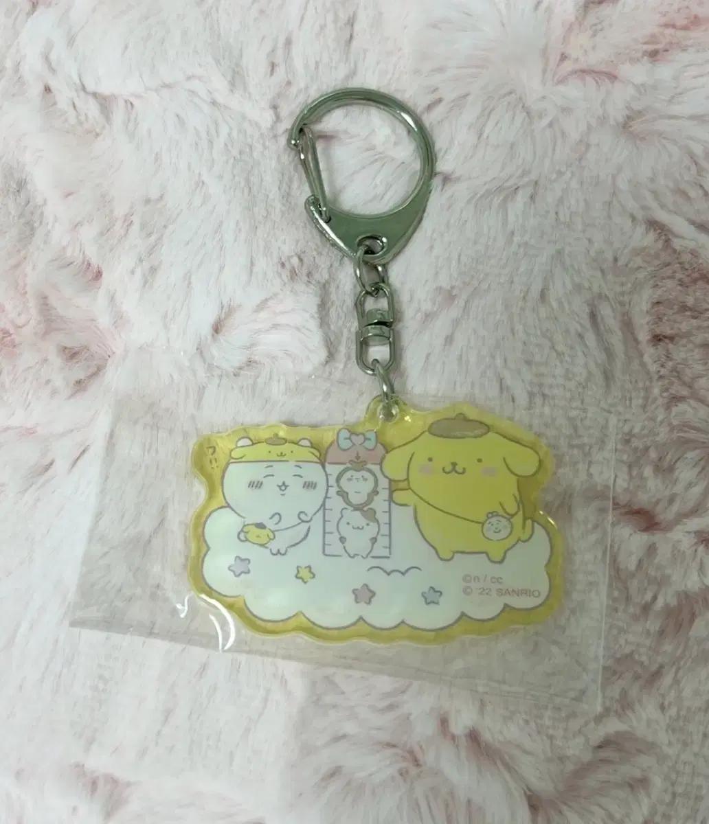 산리오 폼폼푸린 치이카와 콜라보 아크릴 키링