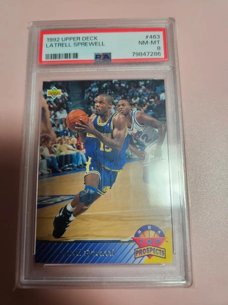 NBA 라트렐 스프리웰 PSA 8등급 1992 어퍼덱