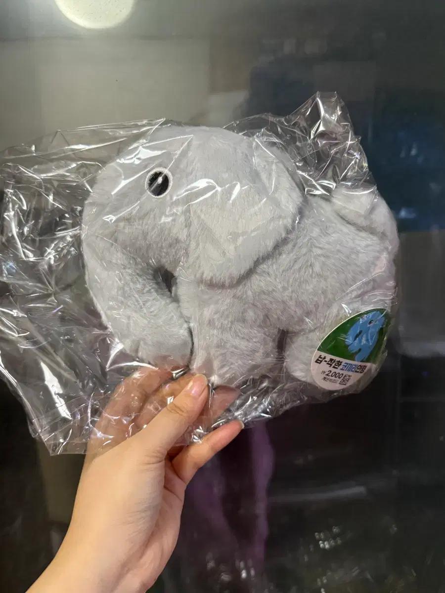 다이소 회색 코끼리 인형