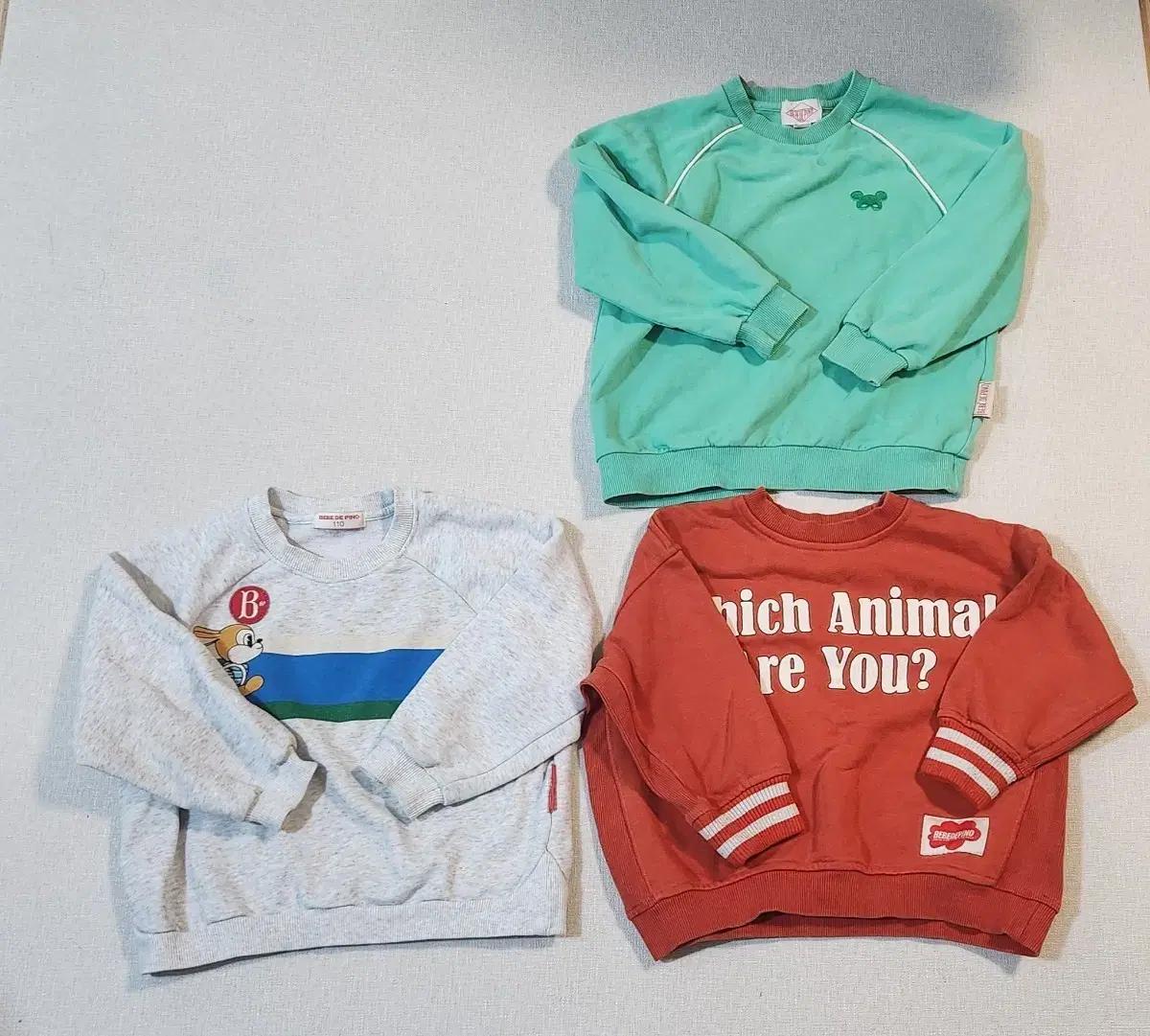 베베드피노 맨투맨 일괄