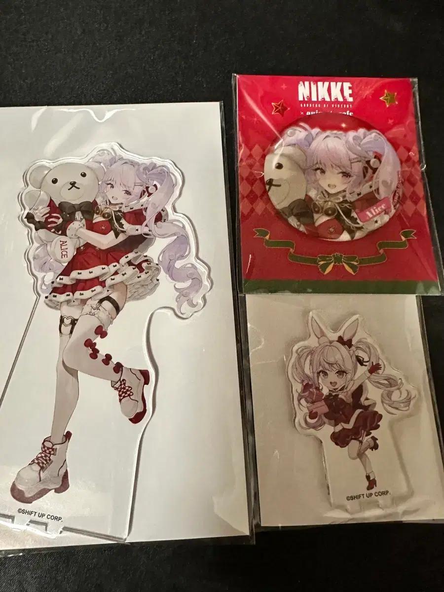 니케 애니메이트 콜라보카페 앨리스 세트 nikke