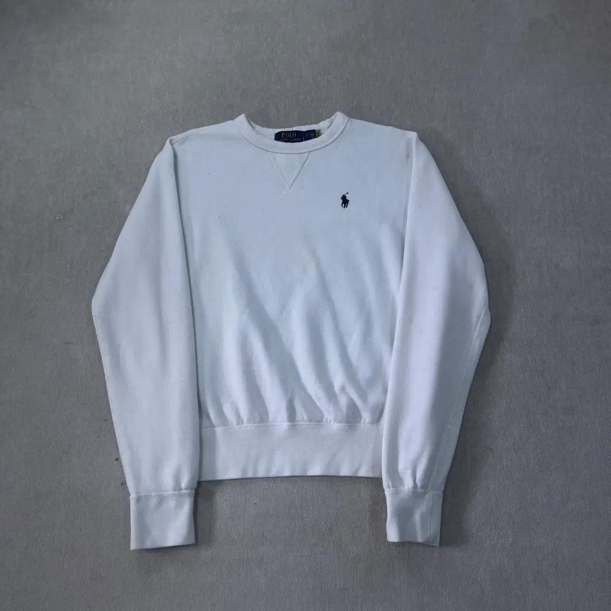 95 폴로랄프로렌 신형라벨 스몰포니 화이트 맨투맨