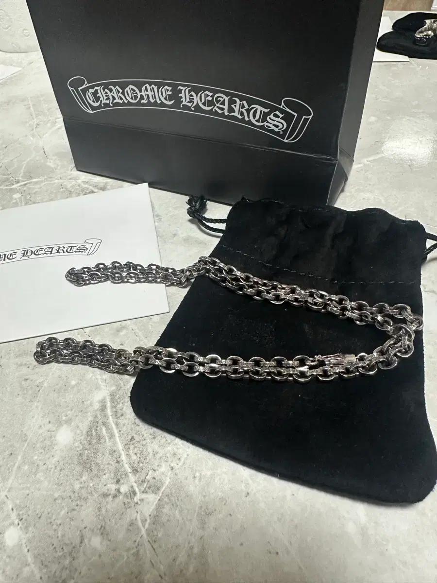 (새상품) 크롬하츠 페이퍼 체인 24인치