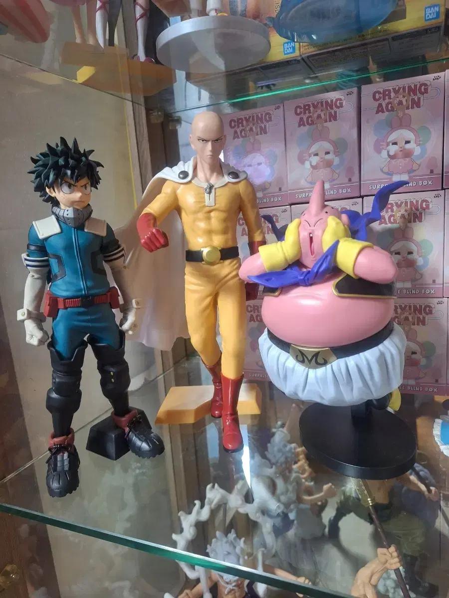 나히아 데쿠/원펀맨 사이타마/마인부우 피규어