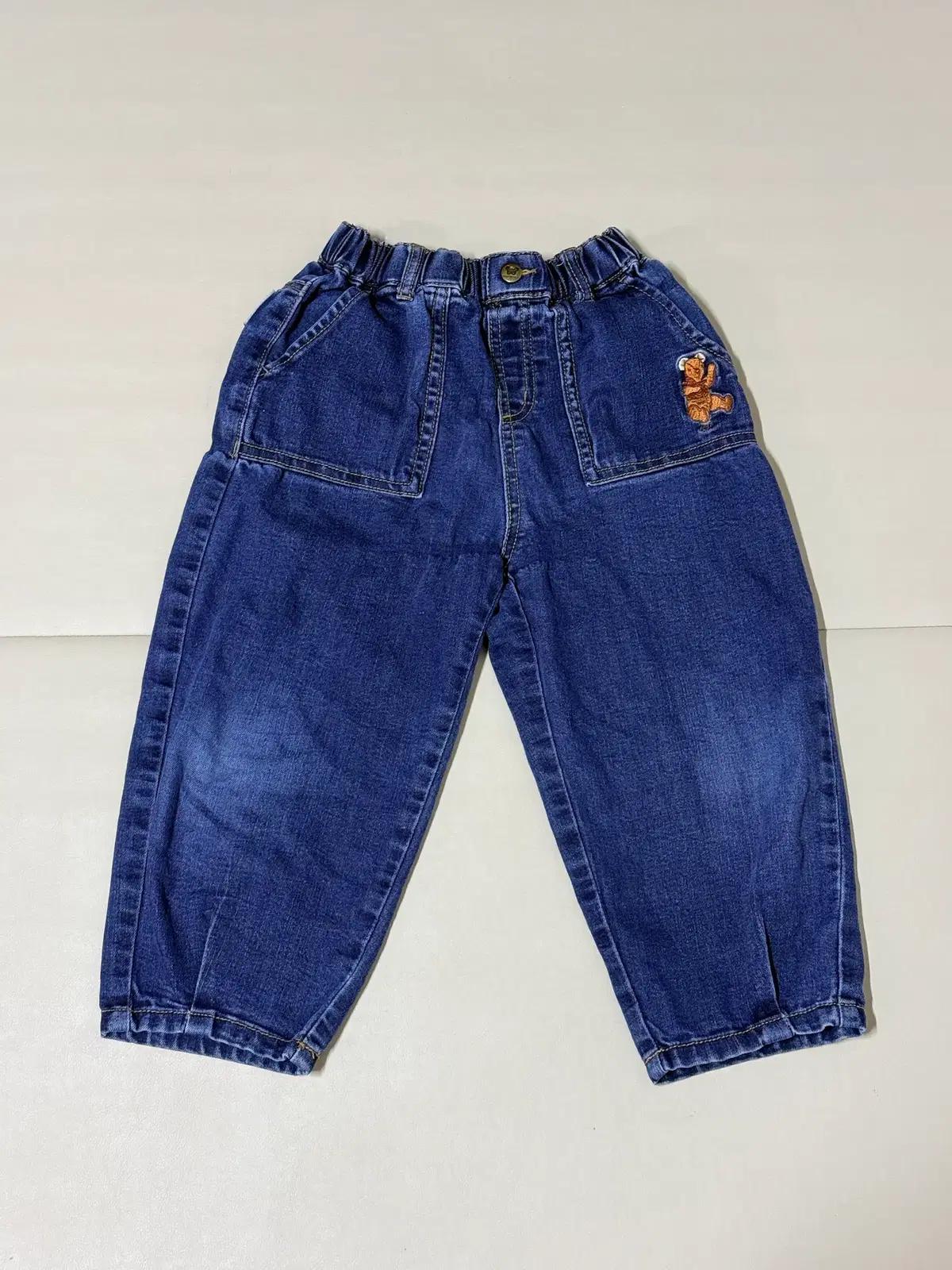 베베드피노 테디베어 데님팬츠 120