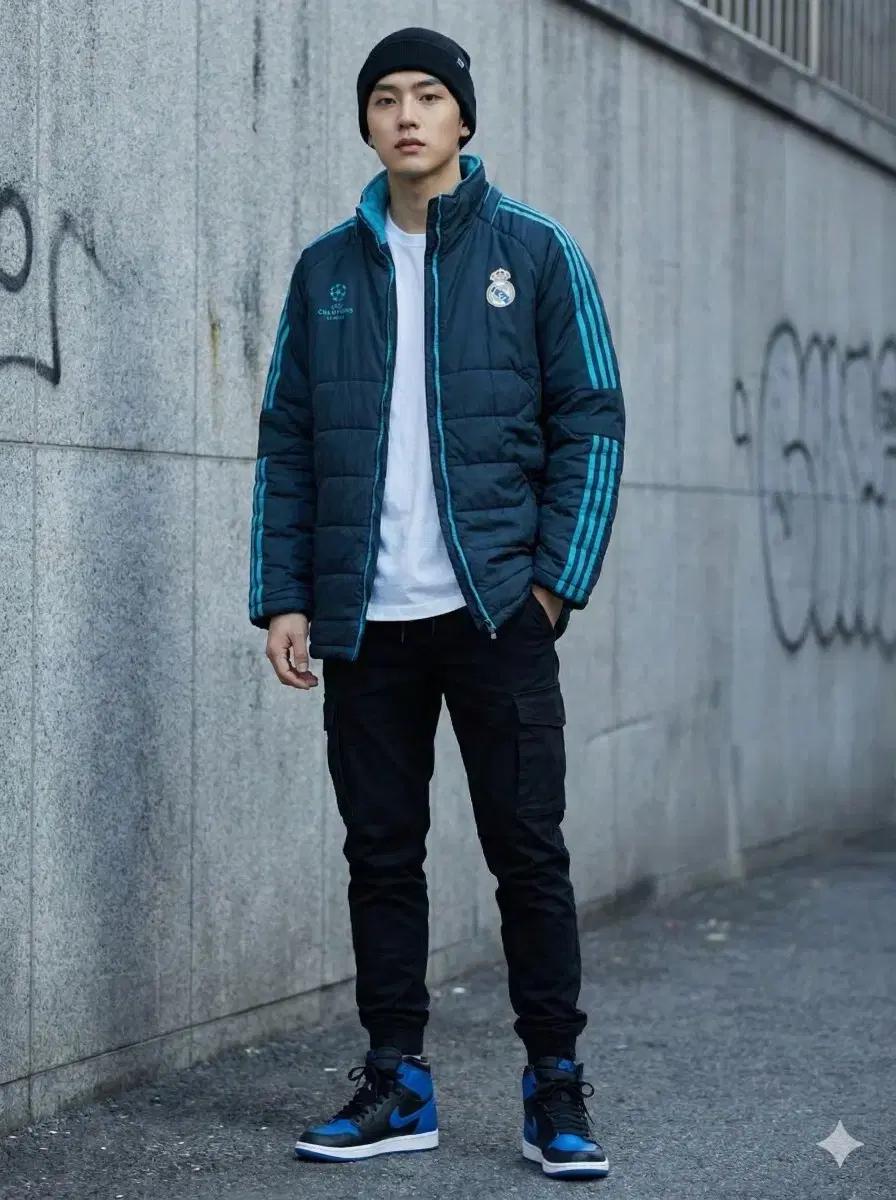 아디다스 레알마드리드 챔스 패딩_L