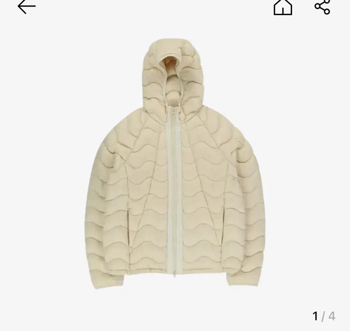 (새상품) 더콜디스트모먼트 덕다운 푸퍼자켓 S 크림