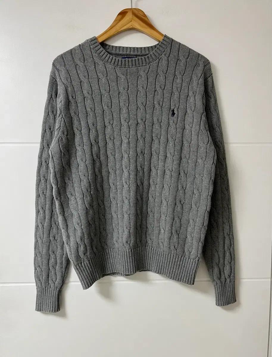 폴로 케이블 니트 폴로 꽈베기 니트