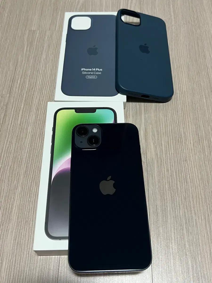 아이폰 14플러스 256GB 미드나이트 공기계(정상해지, 수리이력X)