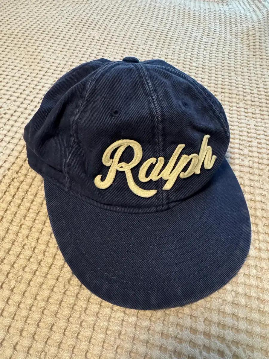 폴로 아플리케 볼캡 네이비