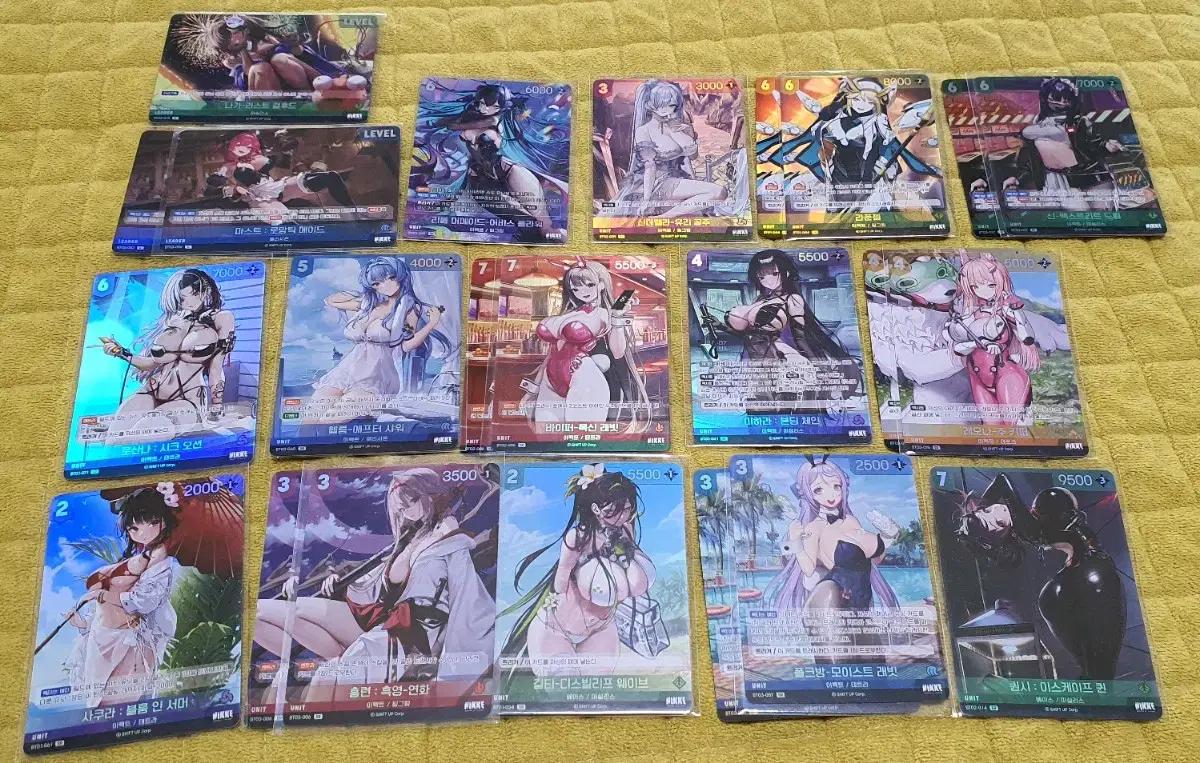 니벨아레나 니케 각종 L,SR,ur카드판매