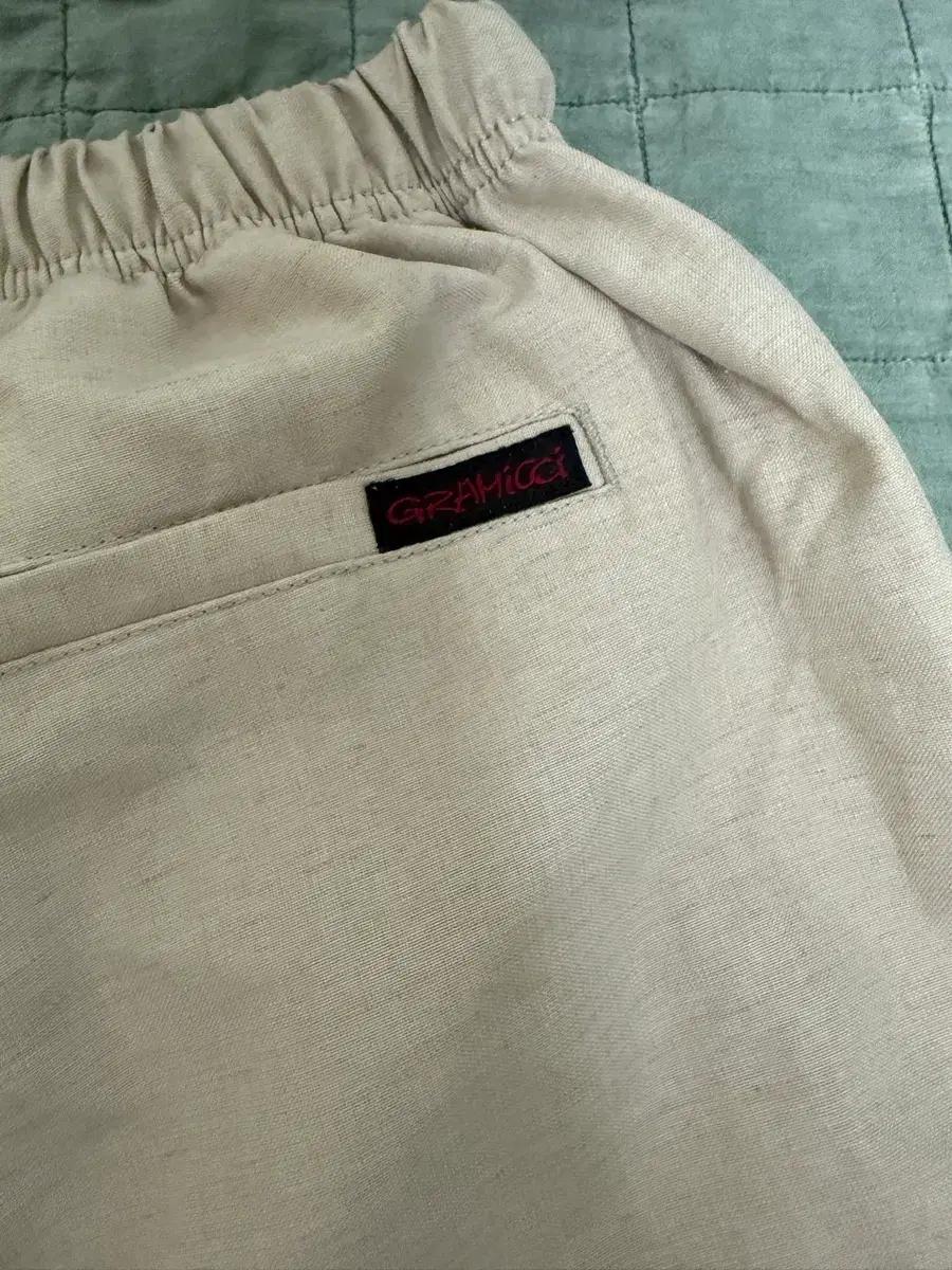 그라미치 벨트 팬츠 아이보리