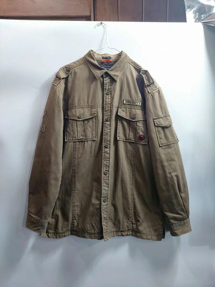 (100) 써스데이 아일랜드 코튼 워싱야상 자켓 4.5