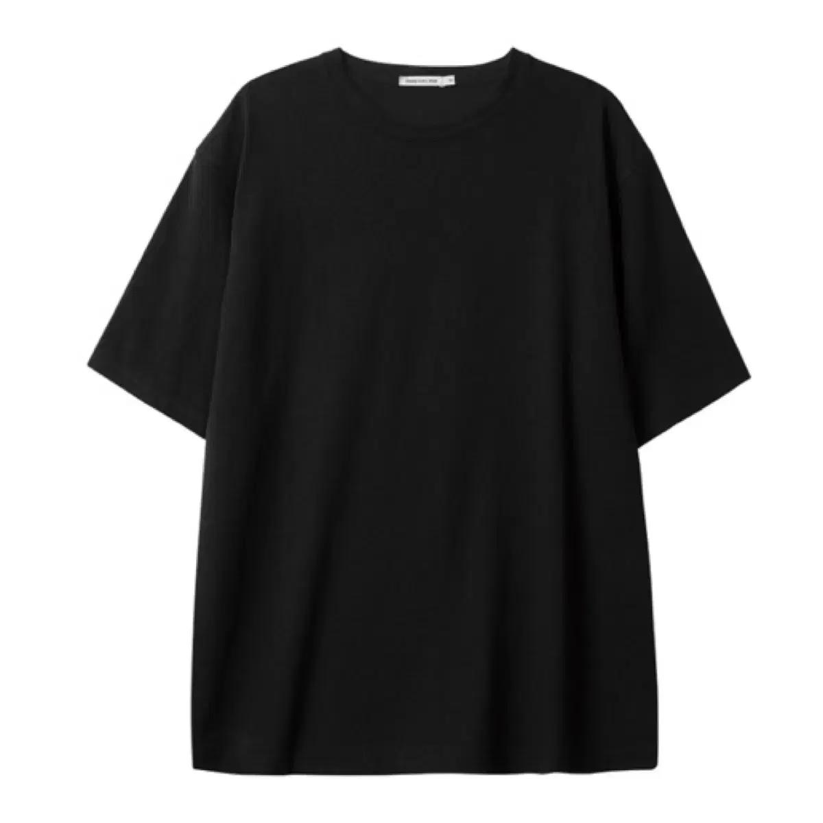 스테디에브리웨어 릴렉스드 반팔 티셔츠 블랙