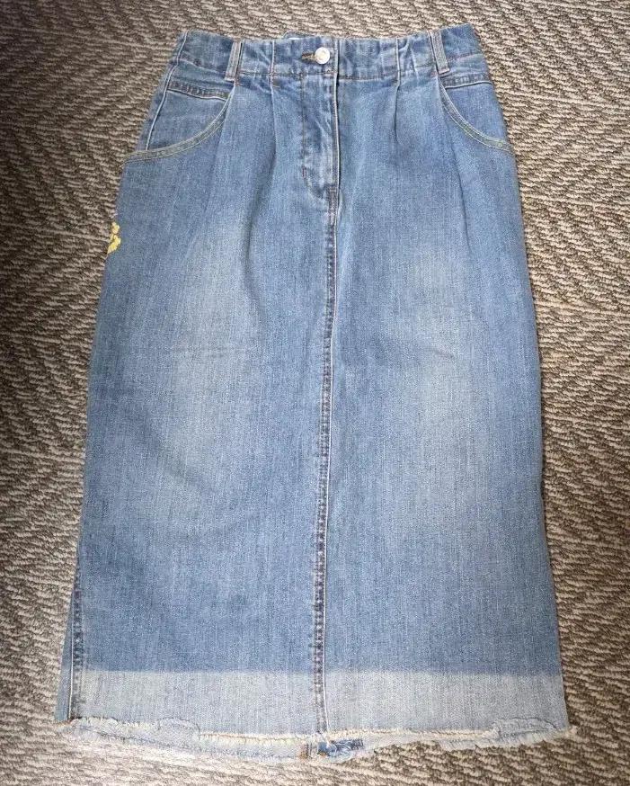 (S) 써스데이아일랜드 청 롱 스커트