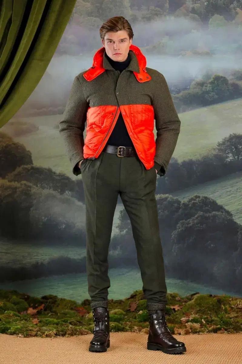 랄프로렌 퍼플라벨 RRL 폴로 / 울트위드 다운 패딩 / XL