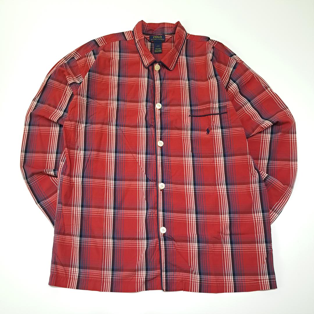 CL097 L 폴로 코튼 파자마 셔츠