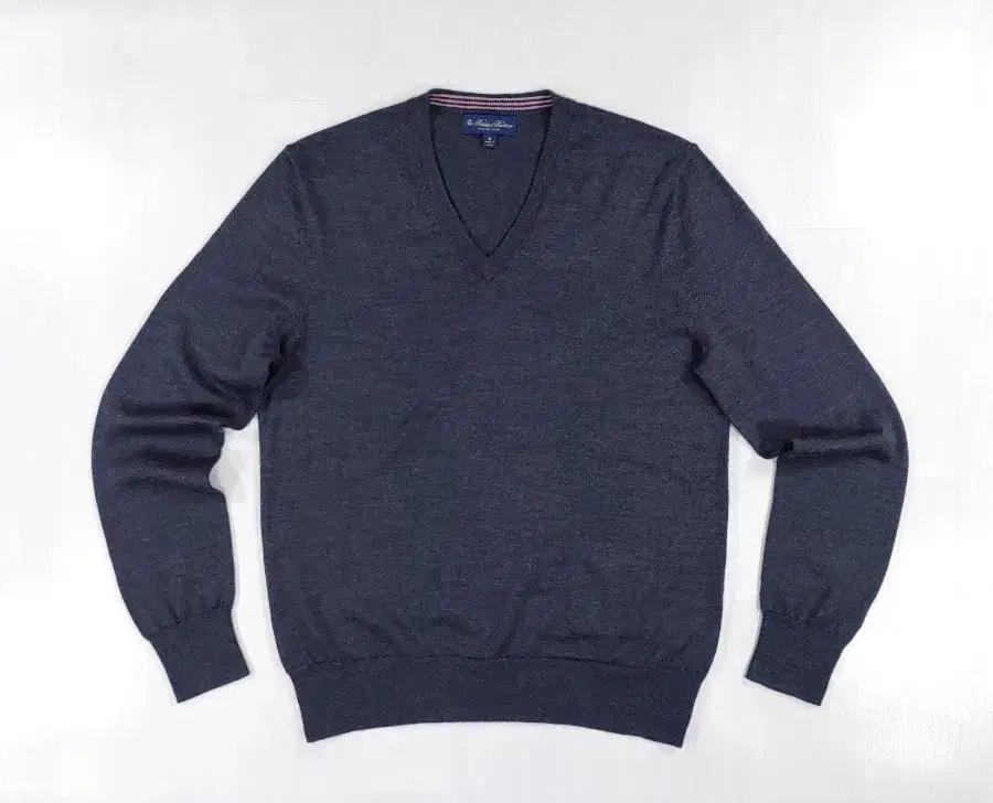브룩스 브라더스 울 브이넥 니트 M