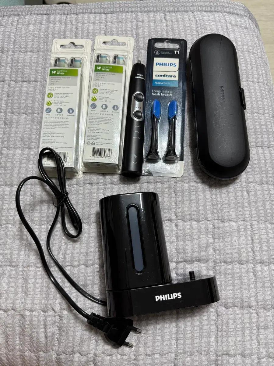 필립스 소닉케어 전동칫솔 블랙 HX685B