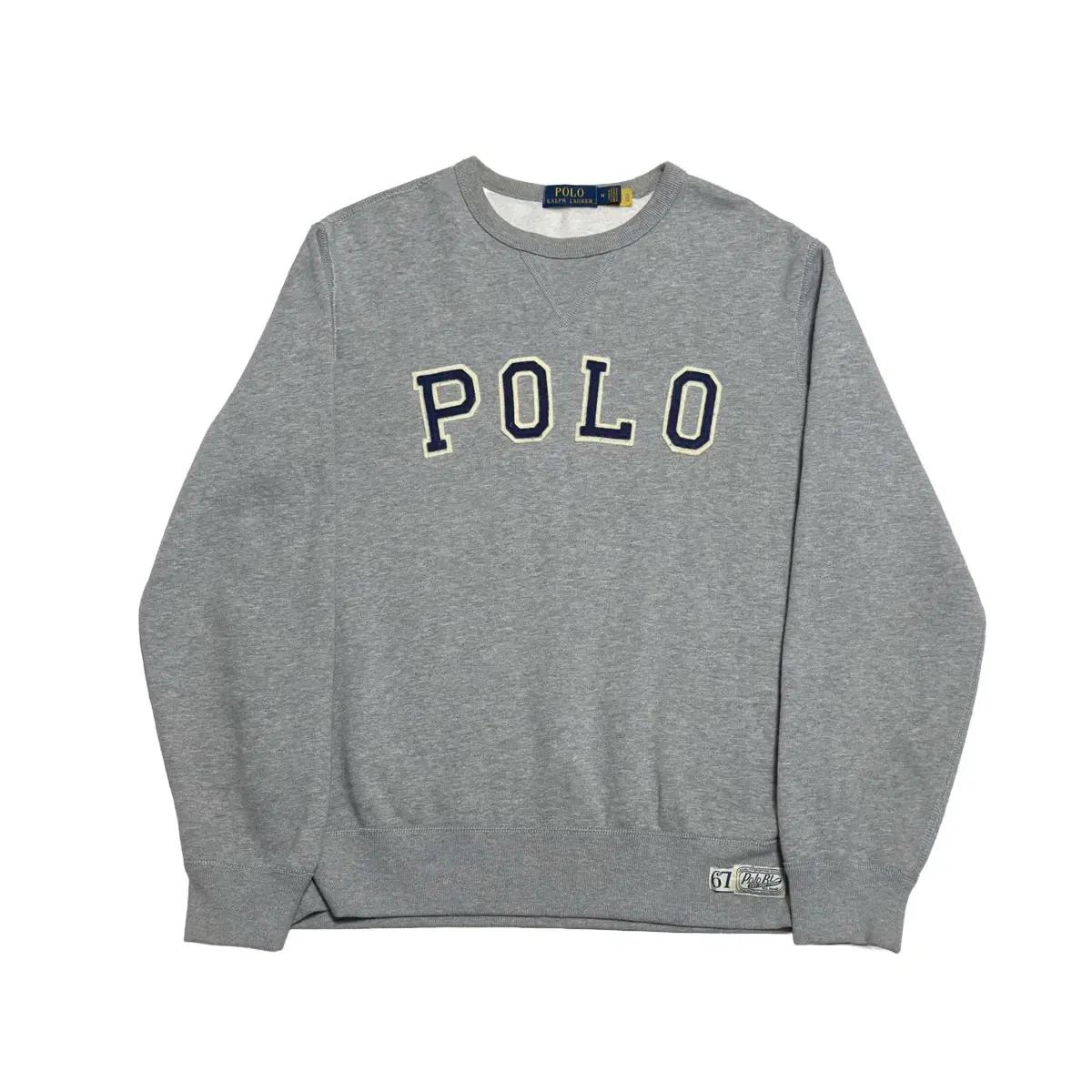 M 폴로랄프로렌 빅 레터링 로고 맨투맨