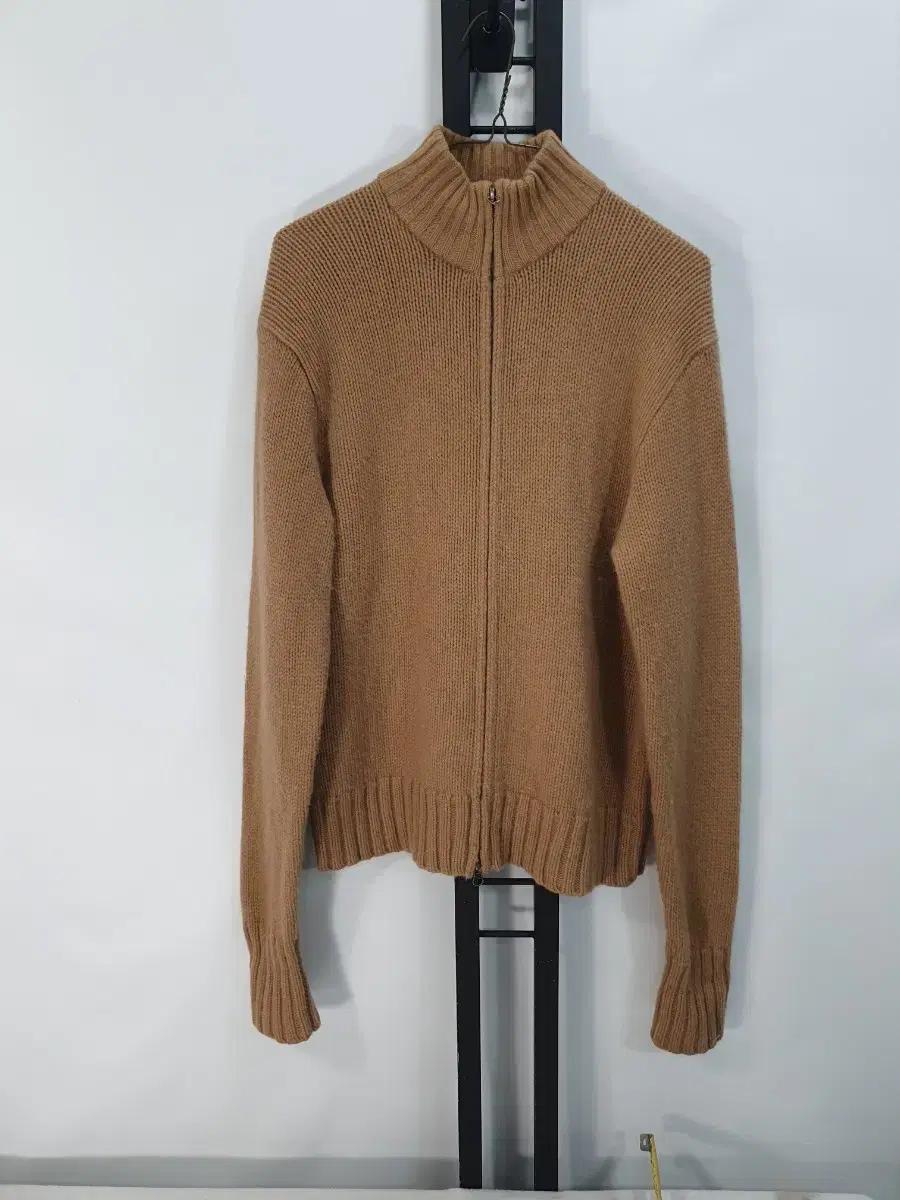 폴로 랄프로렌 니트 집업 가디건 램스울 스웨터 베이지 L