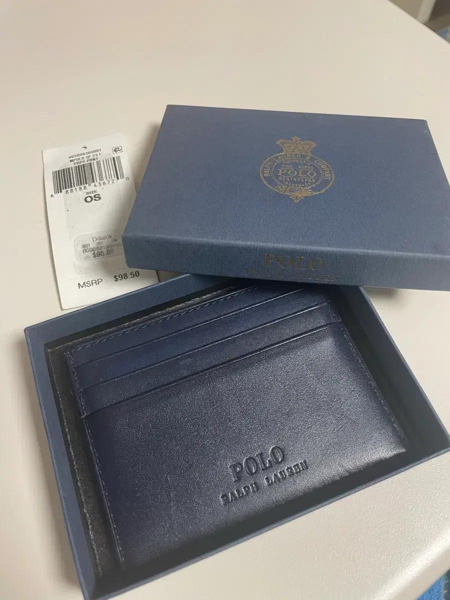 폴로 랄프로렌 네이비 카드지갑